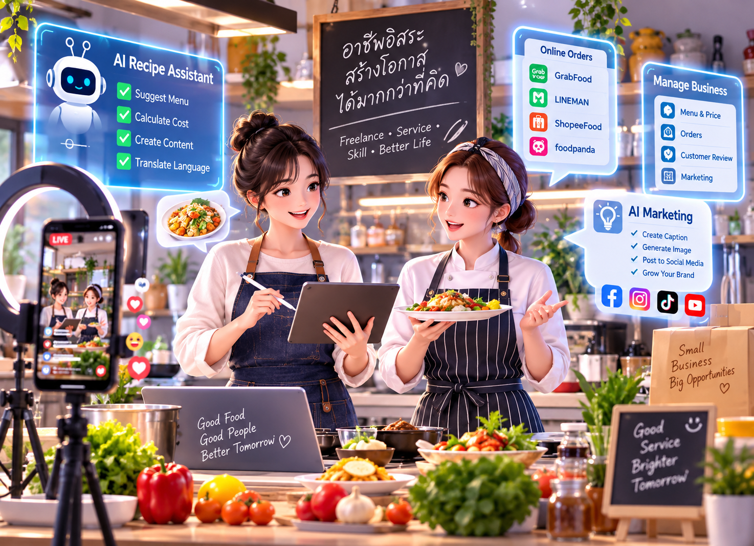 หมวดอาชีพอิสระและงานบริการ